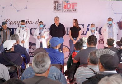 Esmeralda Vallejo pone en marcha campaña para prevenir el cáncer de próstata en Ecatepec